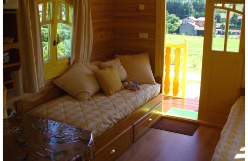 Chomelix House | bohemian stay at the farm, aboard a comfortable and warm trailer