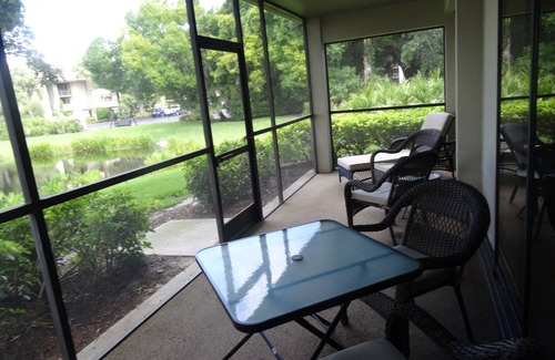 Bonita Bay Condo | Bonita Bay - Lake Frontage! Ground floor Bldg E