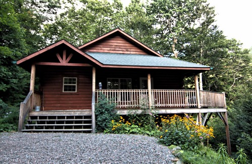 Zionville Cabin | Bonus with Booking - Hot Tub - Mountain View Sleeps 6 - Dog/Pet Friendly -