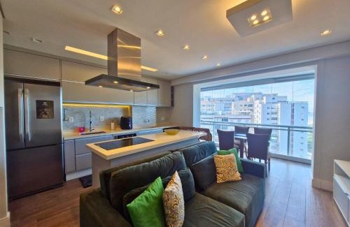 Pompeia Apartment | BookSantos Unlimited 905 Duplex com Linda Vista Mar