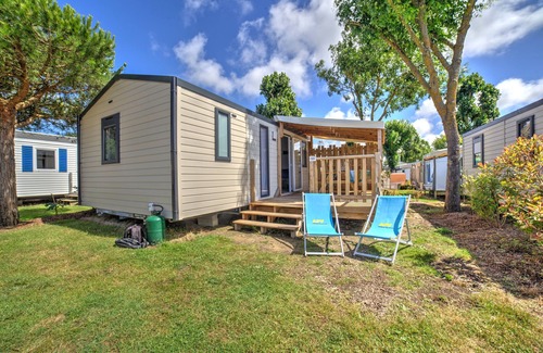 Domino House | Bord de mer | Mobil-home TV | Piscine intérieure