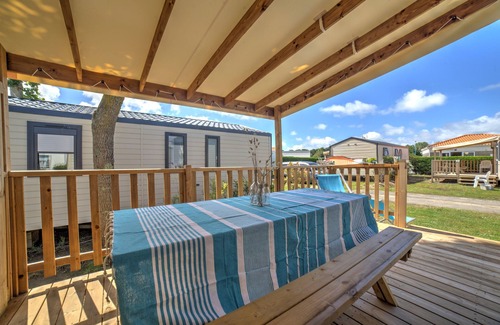 Domino House | Bord de mer | Mobil-home TV | Piscine intérieure