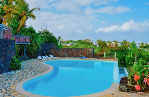 Trou d'Eau Douce Villa | Boutique Villa on the Rocks with Stunning Sea Views,Infinity Pool &Private Jetty