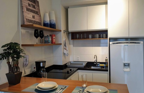 Sao Paulo Apartment | Sofisticated Studio EZ Tower & Rochavera walking distance