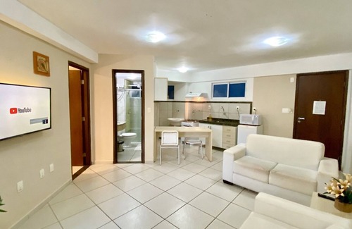 Ponta Negra Apartment | BR Terrazzo Ponta Negra Flat 110 - NBI - 54 m2 - Smart Tv