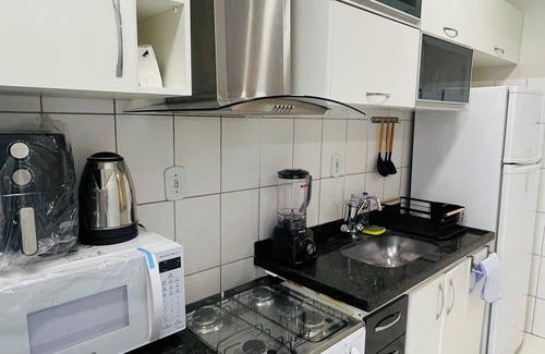 Universitario Apartment | Apartment with queen bed, smart TV, garage, air and Wi-Fi. Pets allowed