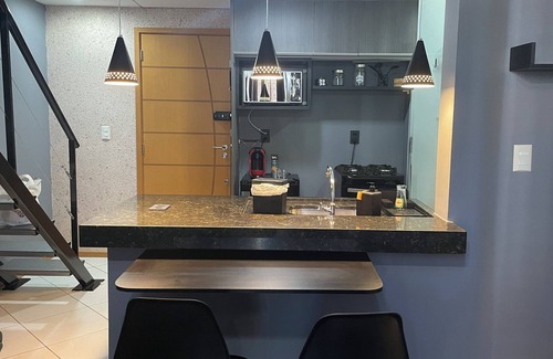 Bauru Apartment | Charming loft (CPO, Centrinho USP, Bauru Shopping)