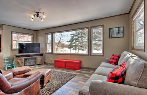 Pequot Lakes House | Brainerd Lakes Cabin on 2-Acres with Dock and Fire Pit