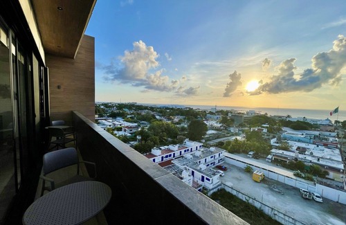 Colonia Centro Condo | Brand new 2Br/2Ba - 6th floor downtown Cozumel!