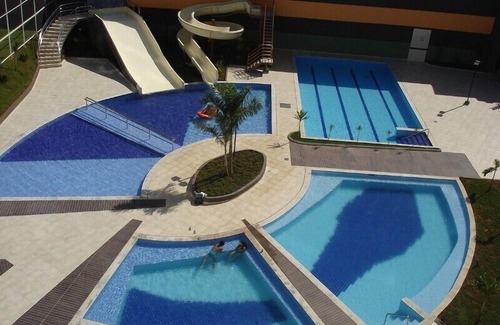 Pousada do Rio Quente Apartment | Brand New Luxurious Flat With Water Park, Indoor Pool, Hot Tub And More