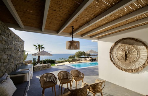 Ampelas Villa | Brand-New Luxurious Private Seafront Villa with Private Pool right on the sea