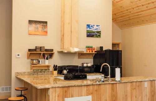 Black Fork Cabin | Brand new River Cabin ready for floating swimming or fishing . Close to Skiing!