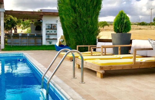 Anogyra Villa | Brand New Stone Built Villa With Pool and open views