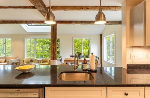 Bridgewater Apartment | Breathtaking Riverfront Farmhouse w/Mountain Views