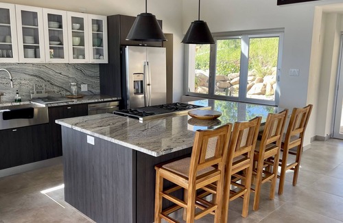 Culebra Pueblo House | Breathtaking views of Las Pelas Bay in this luxury newly built home.