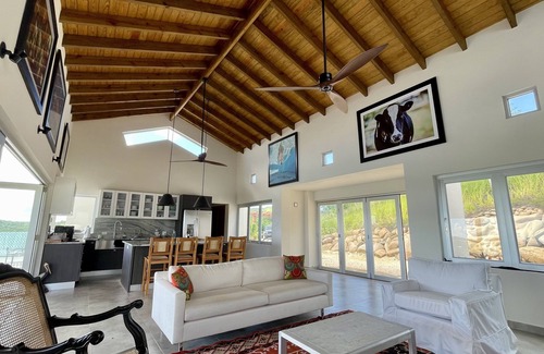Culebra Pueblo House | Breathtaking views of Las Pelas Bay in this luxury newly built home.