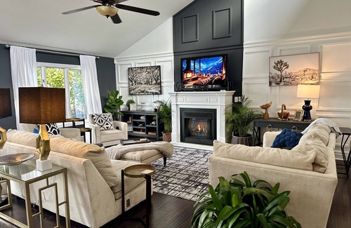 Elkton House | Breathtaking waterfront property with pool, private dock and open floor plan.