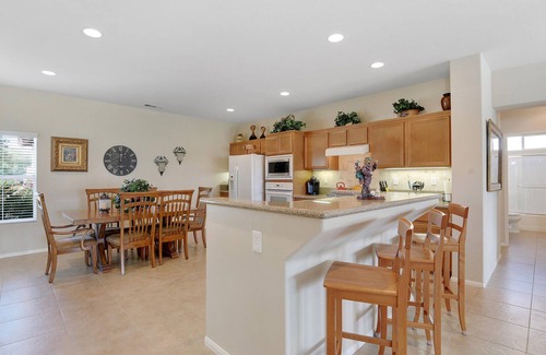 Desert Hot Springs House | Breezy Oasis on Desert LinksnMountain views, spacious layout, refreshing escape.