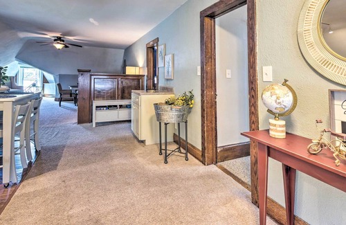 Historic Downtown Bedford Apartment | Brick Victorian Apt w/ Mtn Views, Walk to River!