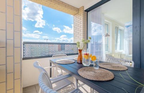 Holesovice Apartment | Bright 2BR - 8th floor, Balcony, Free Parking - by Gravity Prague