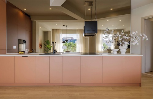 Athens City Centre Apartment | Bright Acropolis Loft Plunge Pool