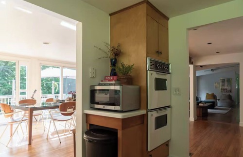 Cornwall Bridge House | ​Bright and Spacious Secluded Forest Home with Sprawling Yard and Private Brook