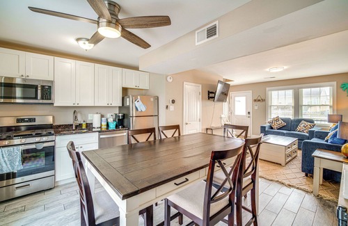 Leeds Point House | Bright Brigantine Townhome: Steps to Beach Access!