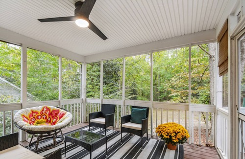 Clayton House | Bright Clayton Home with Screened Deck!