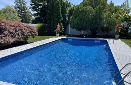Remsenburg House | Bright Contemporary W/Private Pool Steps from Moriches Bay