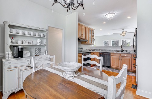 High Point House | Bright & Elegant Home in High Point w/Deck!
