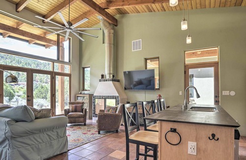 Canoncito Cottage | Bright & Modern Desert Home 17 Mi to Santa Fe