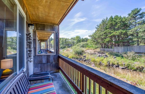 Neskowin Condo | Bright, Open Creekside Oceanview Condo is Steps from Beach, Dining, Golf!