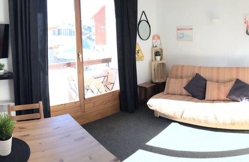 La Plagne-Tarentaise Apartment | Bright studio with balcony