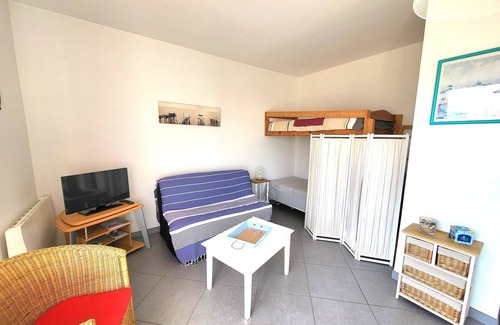 Les Sables d'Olonne Apartment | Bright studio - Steps from beach and shops