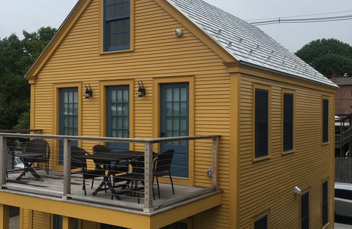 Bristol House | Bristol Harbor Waterfront House in Historic Downtown with Sunsets over Harbor