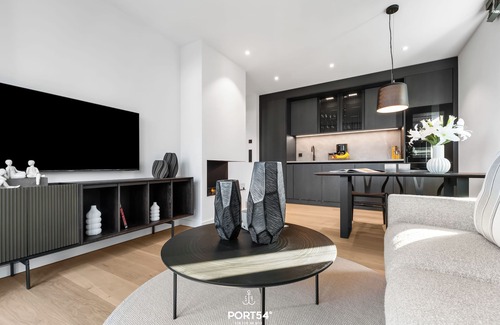 List Apartment | Brooklyn Bridge Suite Sylt with ethanol fireplace and proximity to the North Sea