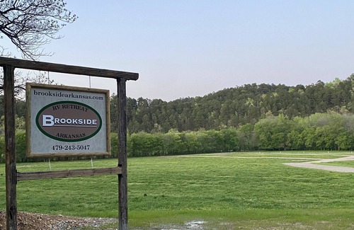 Pine Ridge RV Rental | Brookside RV Retreat Site #1-Big Fork Creek-Close to Wolf Pen Gap