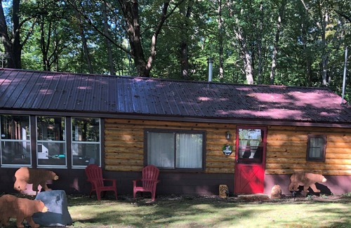 Branch Cabin | Brown Bear Bunker-All Seasons Log Cabin Retreat -Relax, Swim, Hike, ATV and Fish