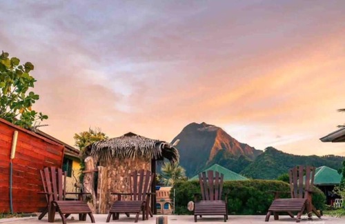 Moorea-Maiao House | Bungalow Hiana - vue Lagon Avec Plage Privée