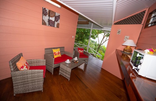 Bora Bora House | Bungalow pour 2 personnes en haut d'une colline