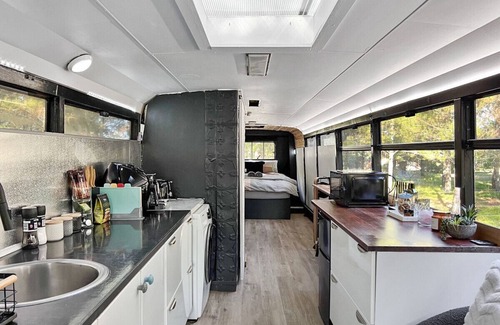 Little River House | Bussie McBusFace, converted bus in Little River