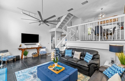 The Cove House | BY THE SEA VACATION VILLAS 2 BED/POOL/TWO BLOCKS TO BEACH/PRIVATE DECK