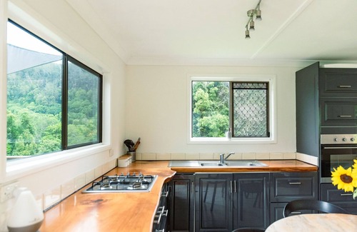 Wilsons Creek Cabin | Byron Hinterland/Mountain Rainforest/Permaculture Farm - Pet Friendly