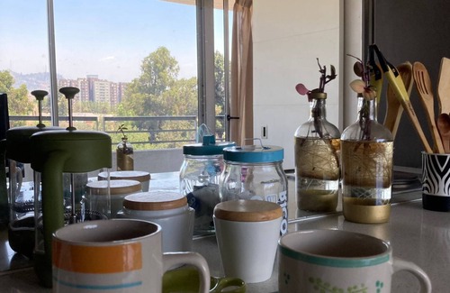 Quinta Normal Apartment | Céntrico, Seguro y Tranquilo en Barrio Turístico. Maravillosa Vista a Cordillera