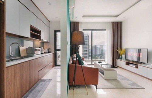 Trung Hoa Nhan Chinh Apartment | căn hộ 2 phòng ngủ phong cách sang chảnh tại vinhomes dcappital