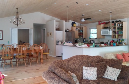 Marmora and Lake Cottage | Gorgeous lakefront 1 level open-concept cottage, decks, docks, peace & quiet