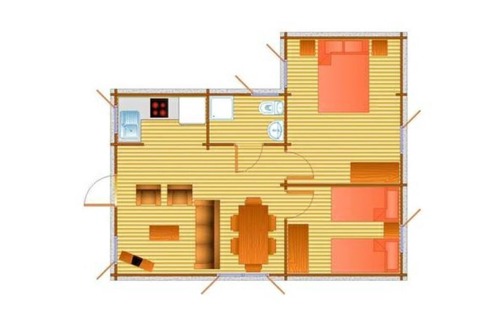 Aldeadavila de la Ribera House | Cabañas Miraduero for between 4 and 6 people