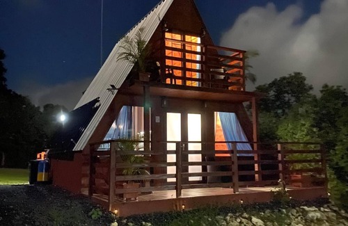 Lares Cabin | Cabaña 787nScape from reality in a cozy cabinnsteps to a geological place.