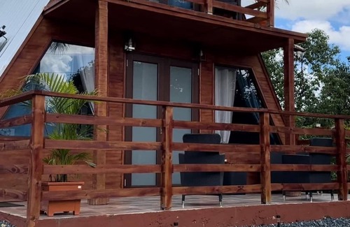 Lares Cabin | Cabaña 787nScape from reality in a cozy cabinnsteps to a geological place.