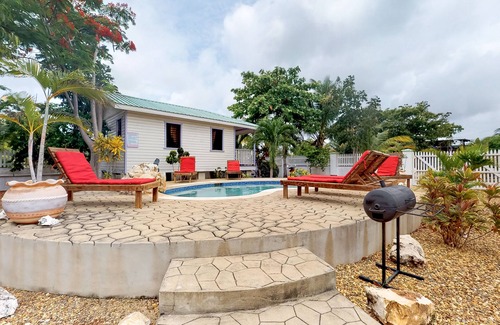 Hopkins Apartment | Cabana with WiFi and a shared pool, patio area, and grill - walk to the beach